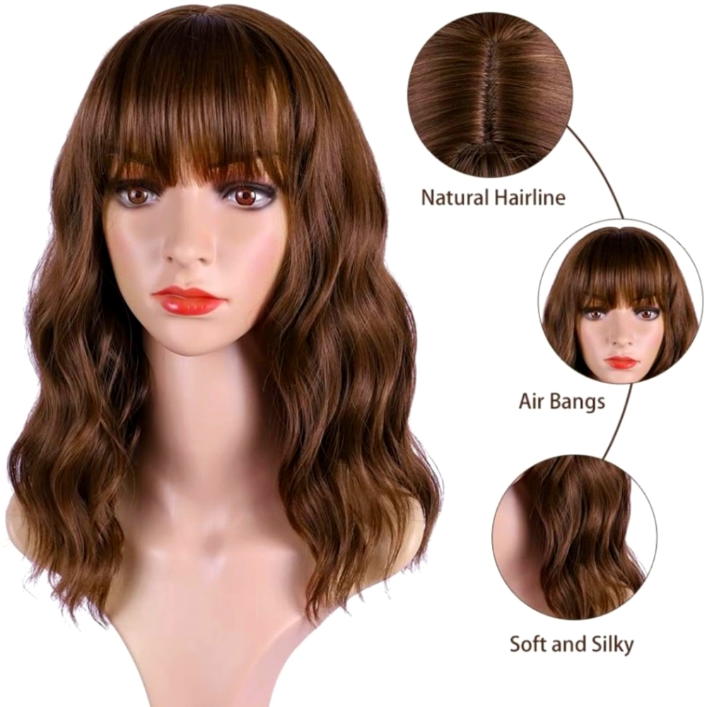 Short Bob Wig with Bangs